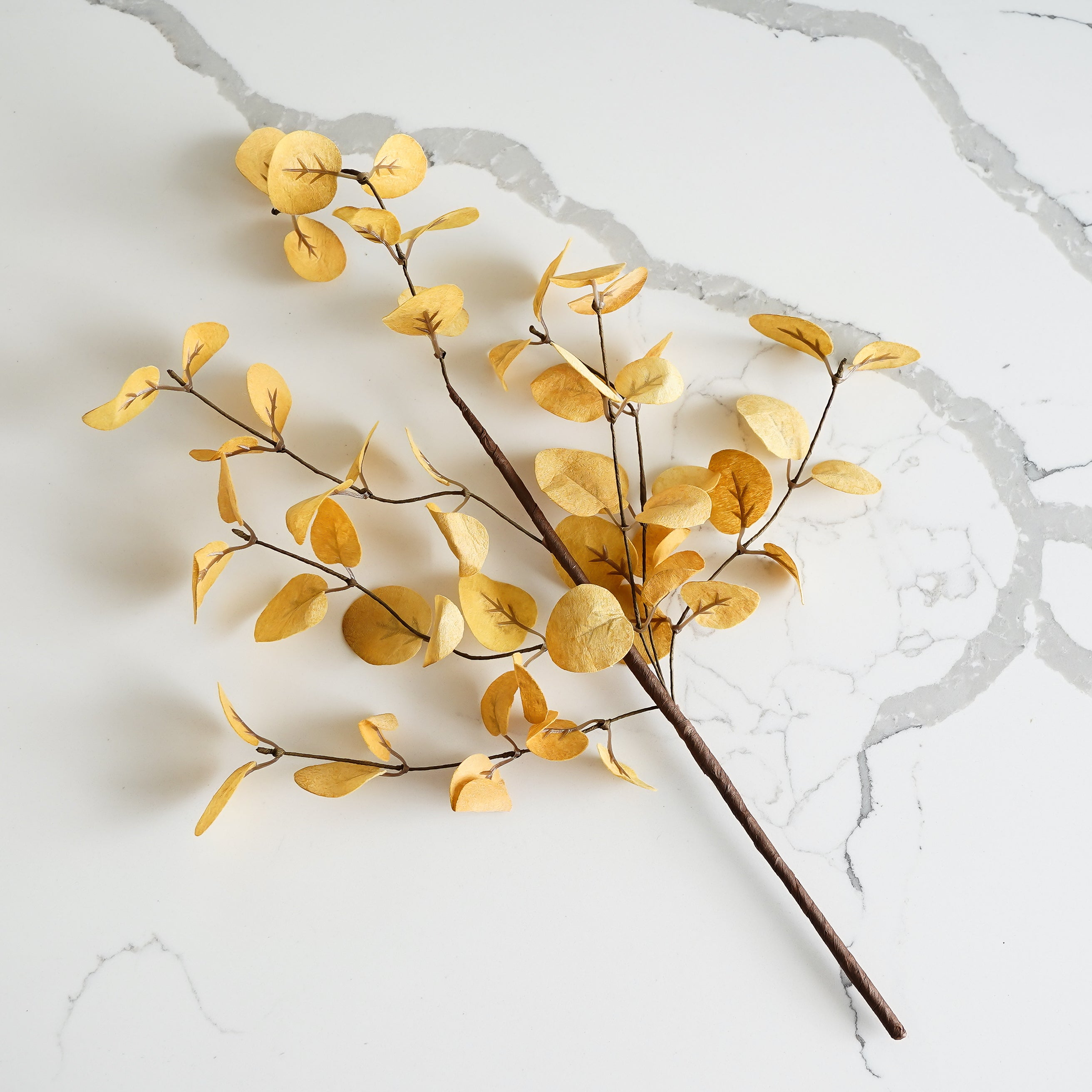 Felt Eucalyptus Leaf Pick | Mustard