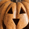 Terra Cotta Pumpkin | Large Mache Jack O’ Lantern
