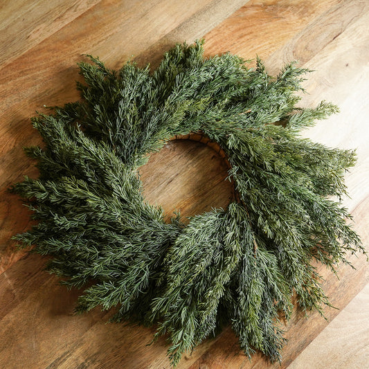 Majestic Real Touch Cedar Wreath