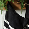 Black and White Stripe Stocking | Jumbo