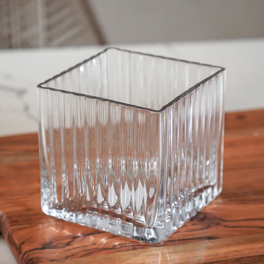 Mia Clear Glass Vase