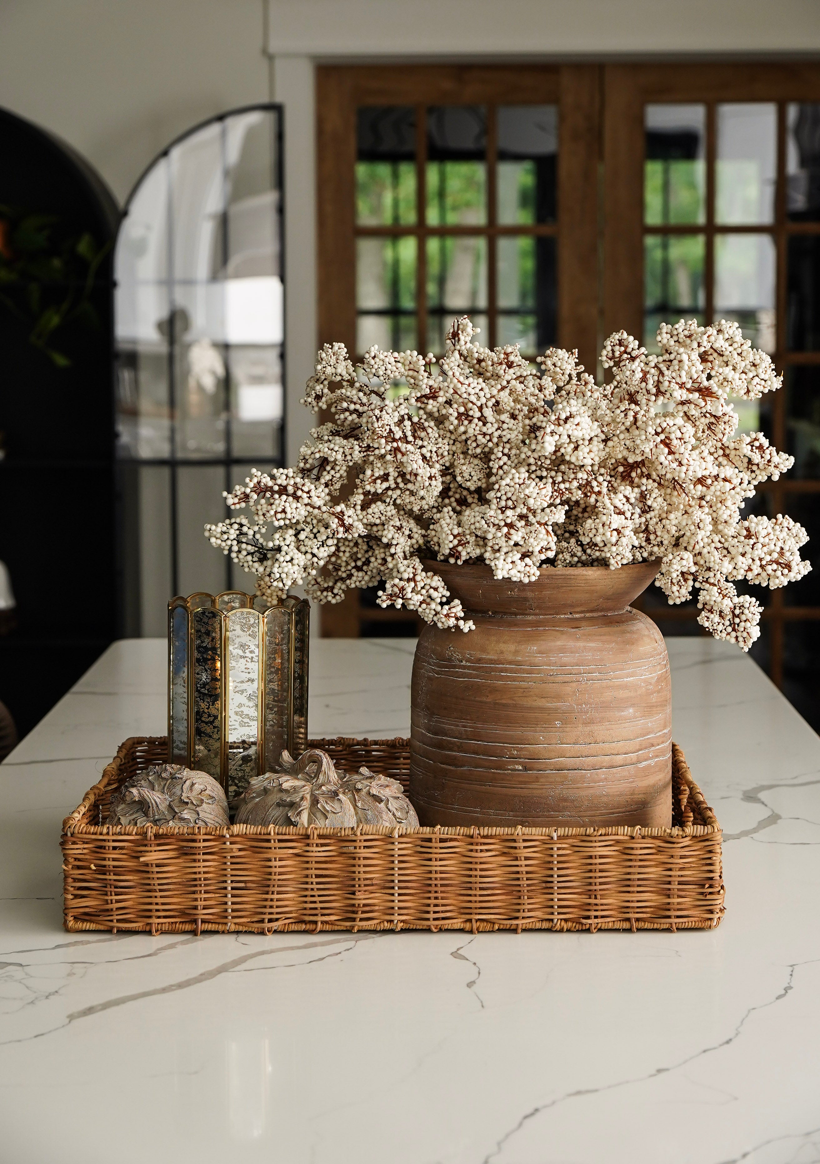 Aiden Terracotta Line Vase