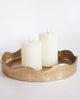 Gold Iron Scalloped Tray