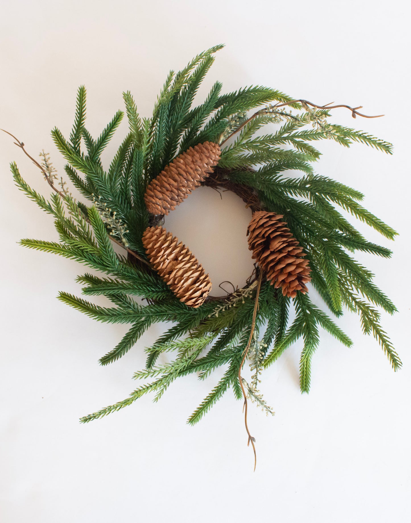 Real Touch Evergreen Candle Ring