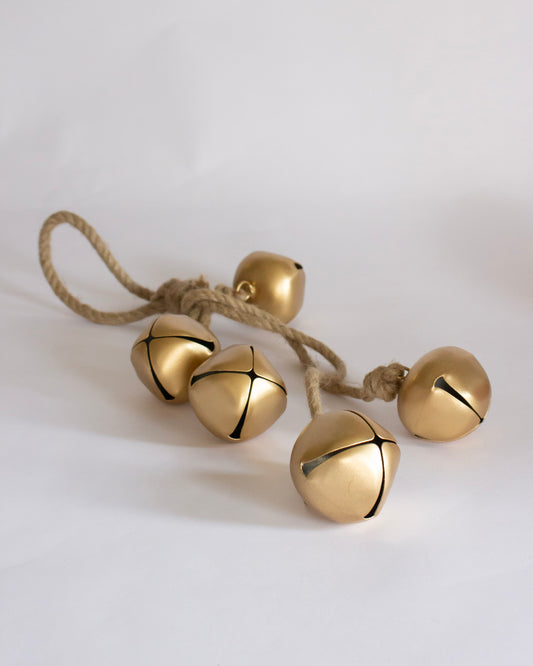 Antique Bell and Jute Hanger