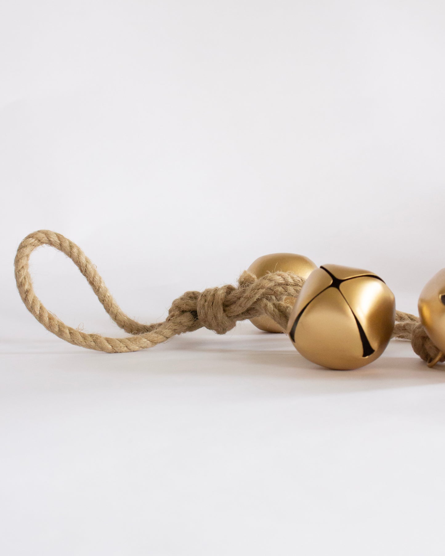 Antique Bell and Jute Hanger