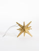 Gold Glitter Star Ornament