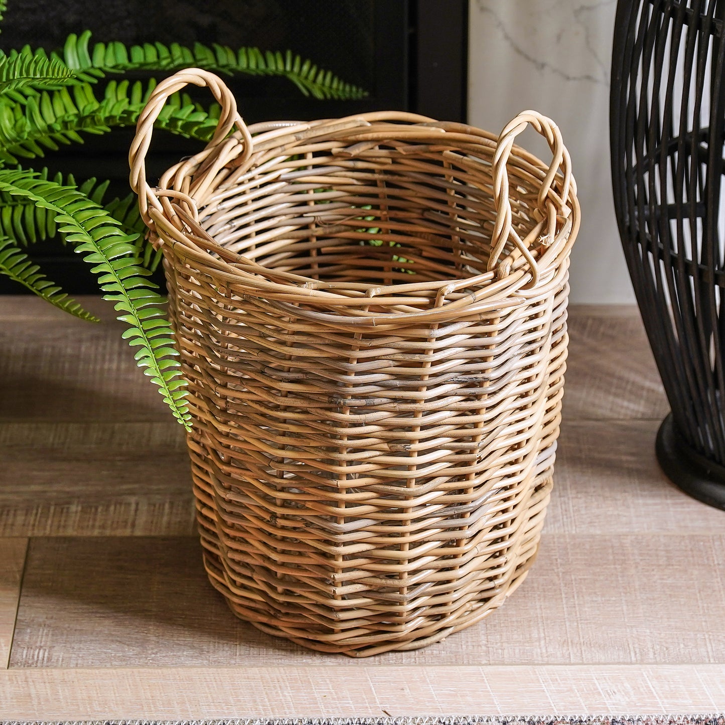 Wicker Basket with Handles