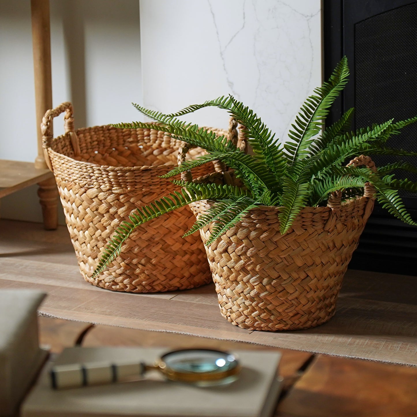 Water Hyacinth Basket | Set of 2