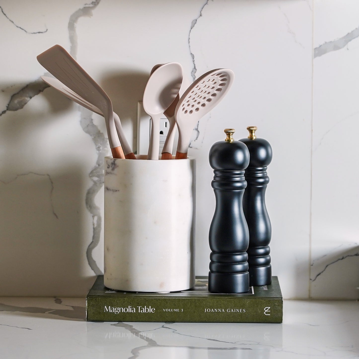 Marble Utensil Holder