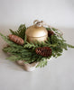 Scalloped Pinecone Holiday Accent Bundle