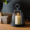 Mini Aluminum and Glass Candle Holder