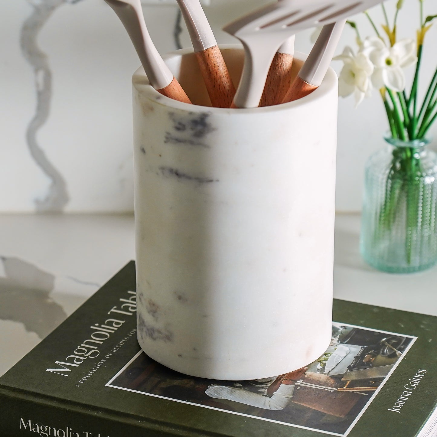 Marble Utensil Holder