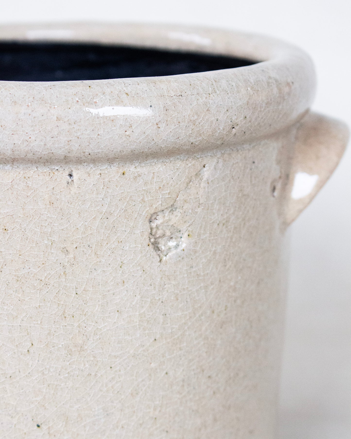 Handle Ceramic Crock