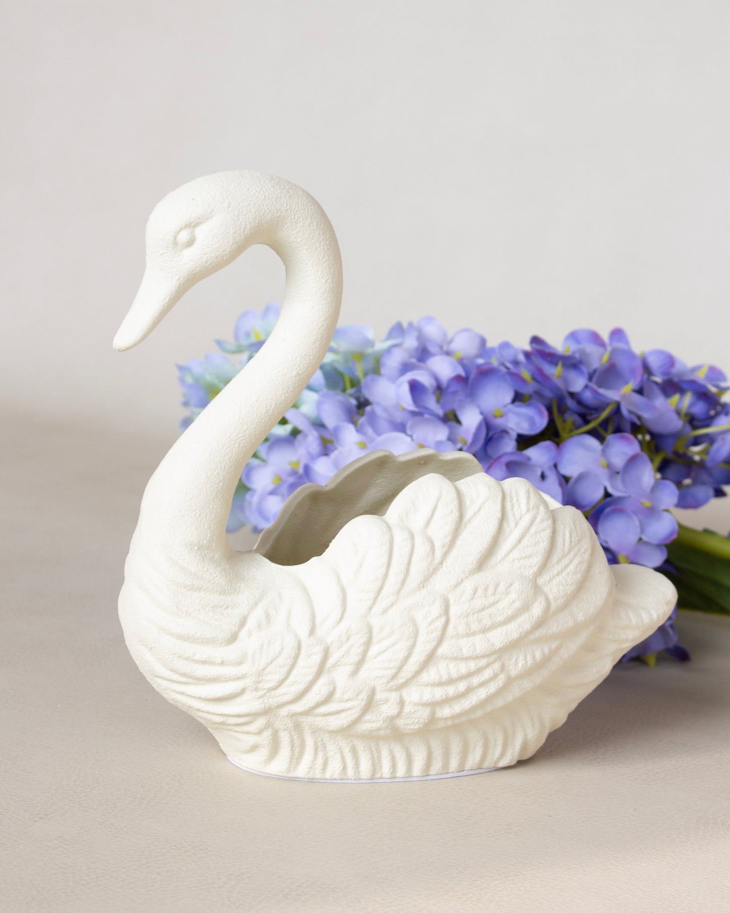 Cast Iron Swan Accent