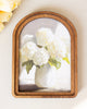 Hydrangea in Vase Arched Framed Decor