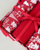 Red Christmas Tree Towel Set