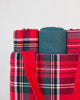 Tartan Plaid Tree Towel Set with Bag
