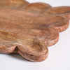 Careen Scalloped Wood Tray