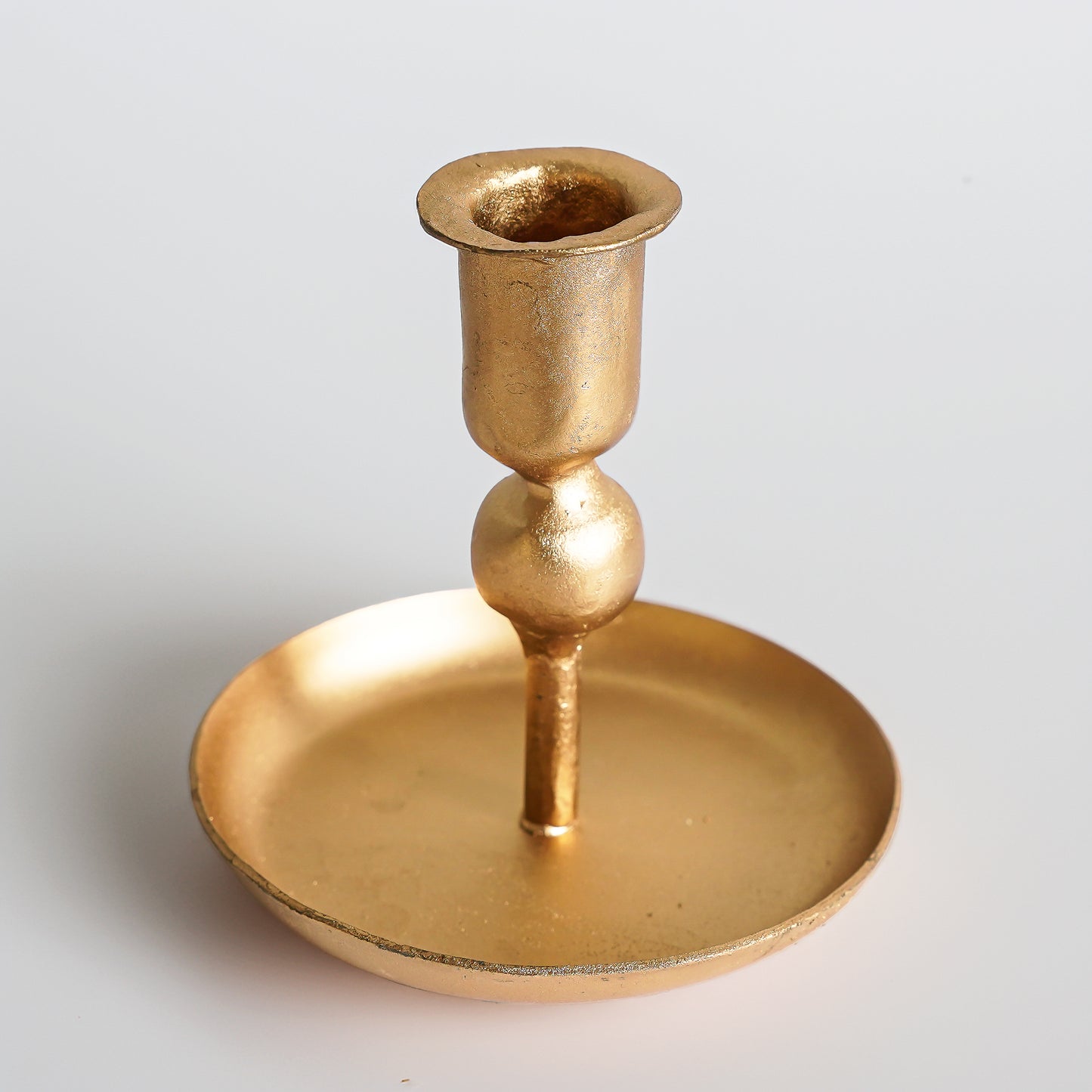 Gold Plated Candle Holder