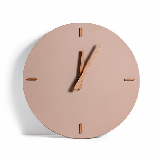 Stone & Wood Wall Clock