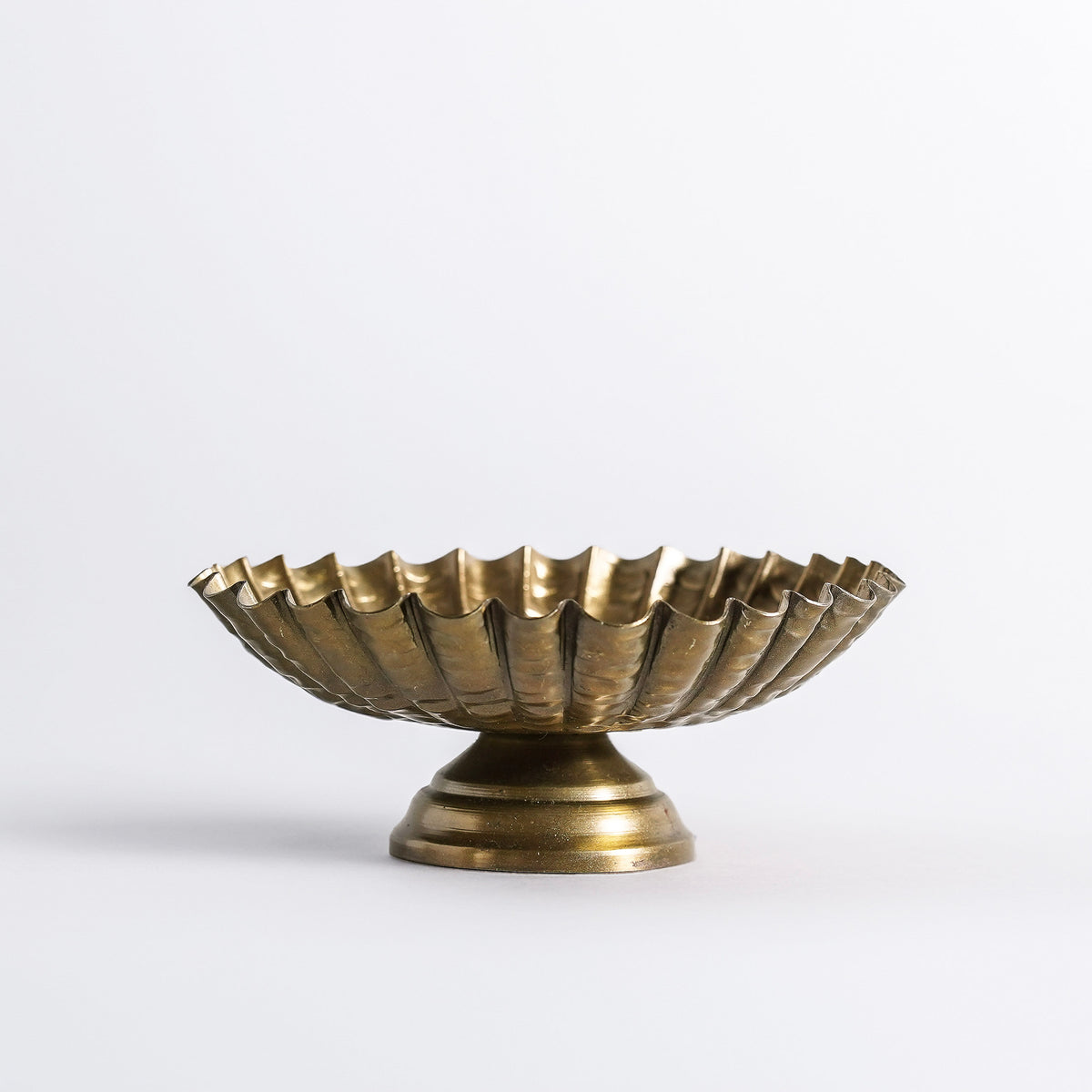 Mini Antique Gold Footed Dish