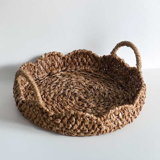 Braided Rattan Tray