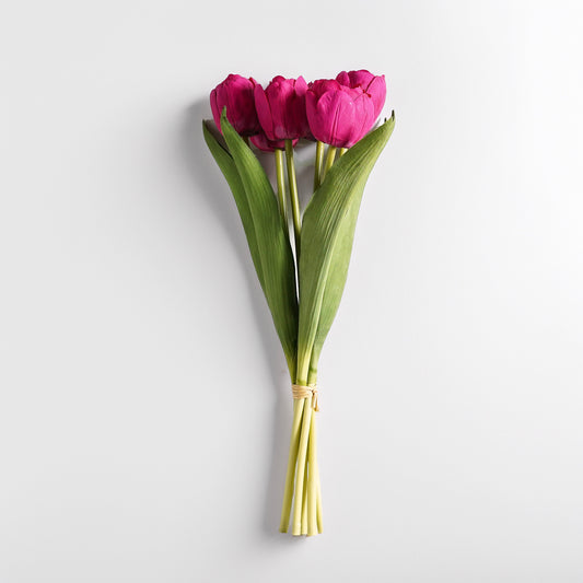 Real Touch Hybrid Tulip Bundle | Fuchsia