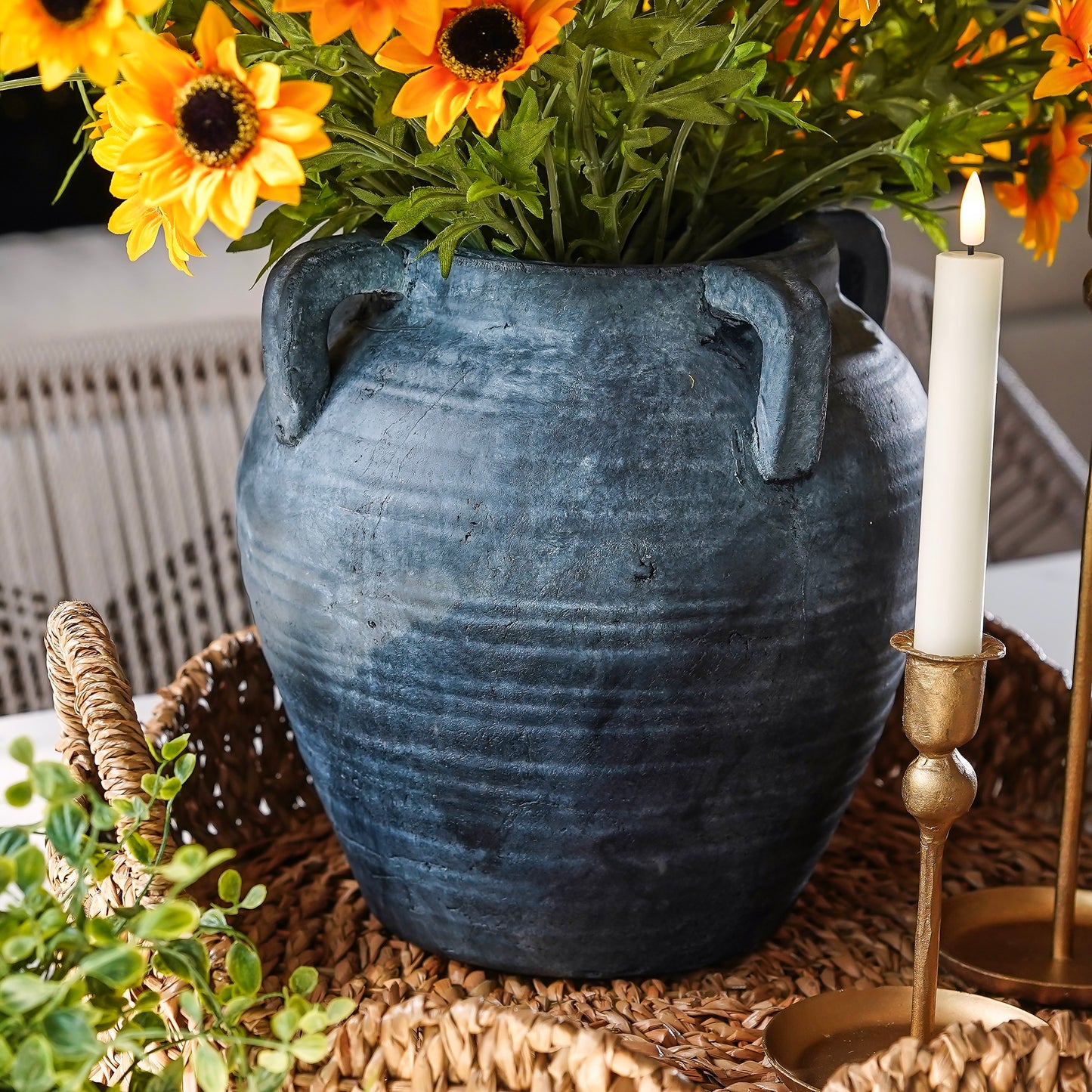 Charcoal Handled Pot | Large