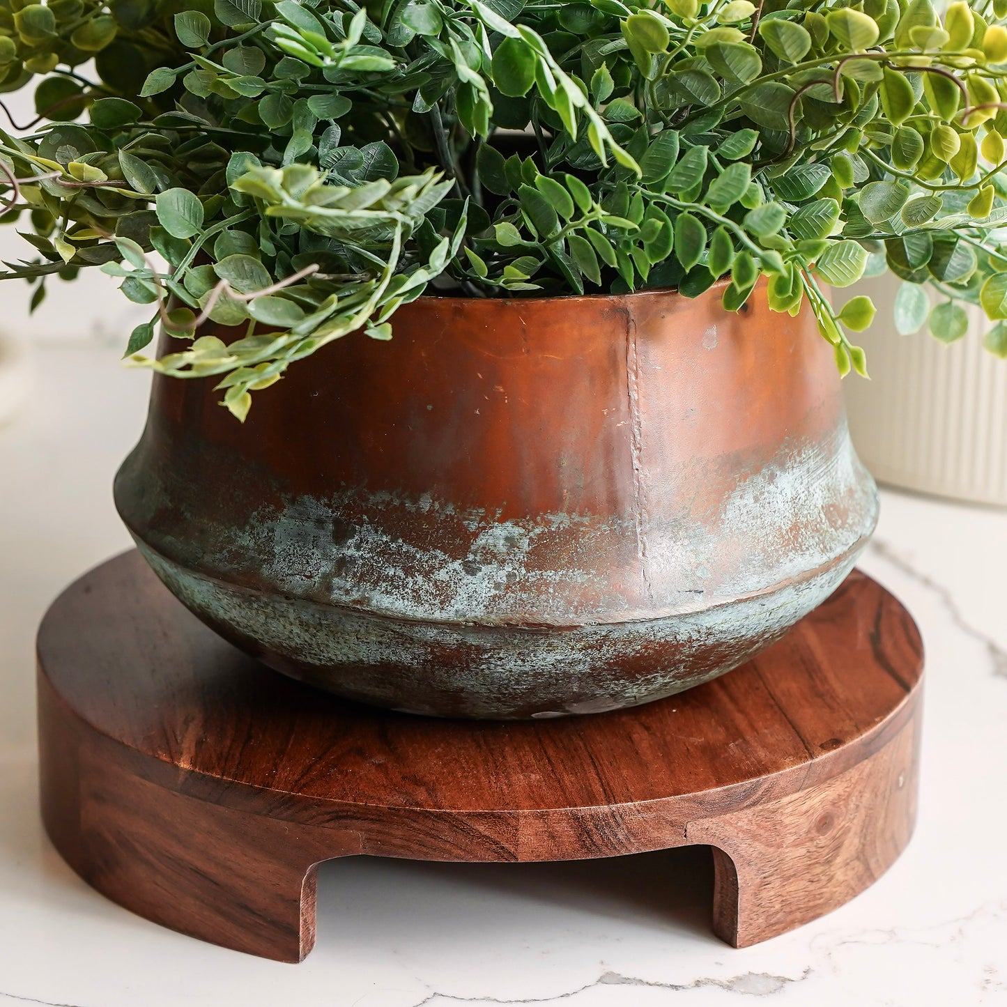 Copper Patina Planter | Large