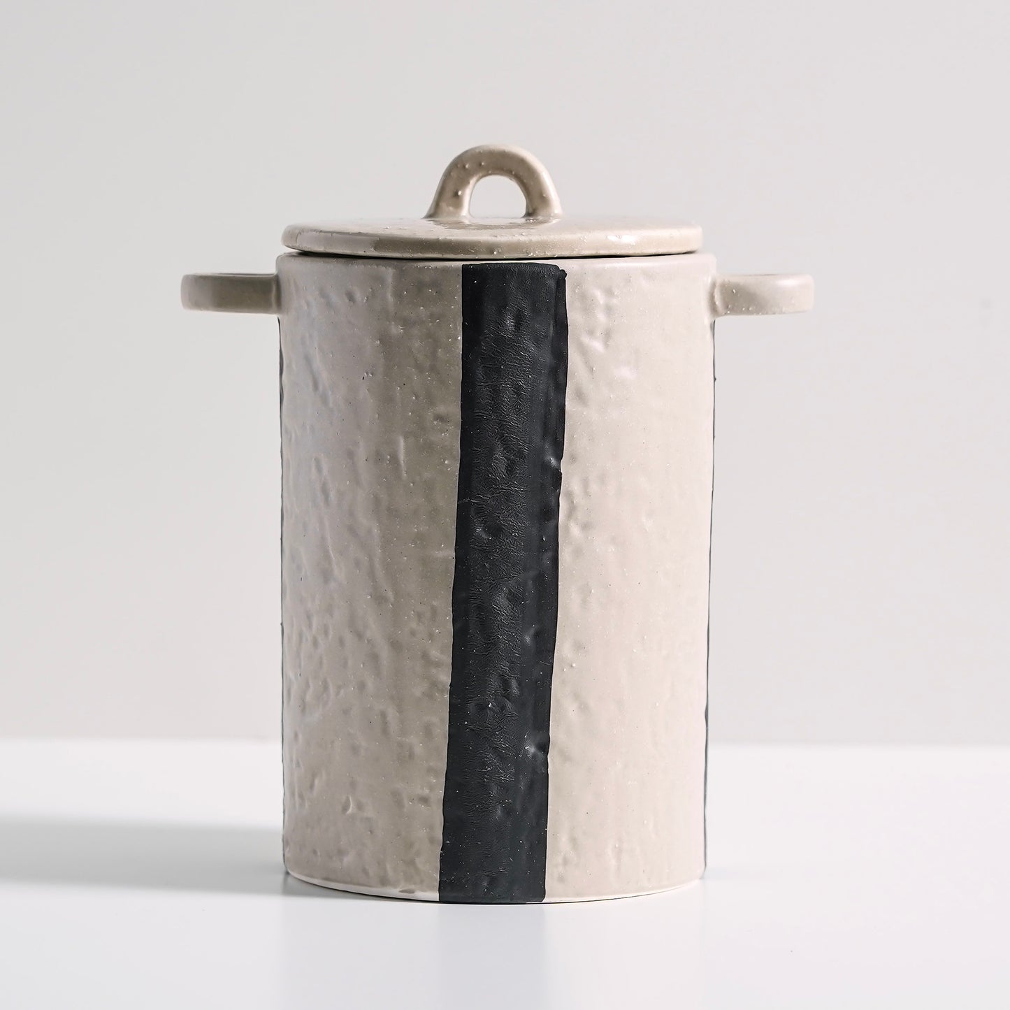 Betsy Ceramic Stripe Canister