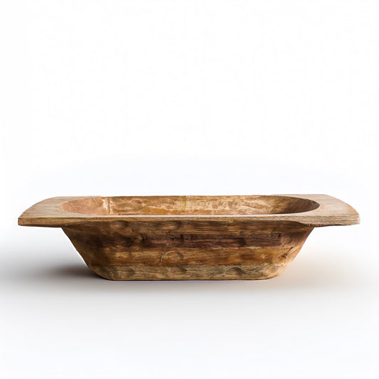 Oversized Wood Dough Bowl