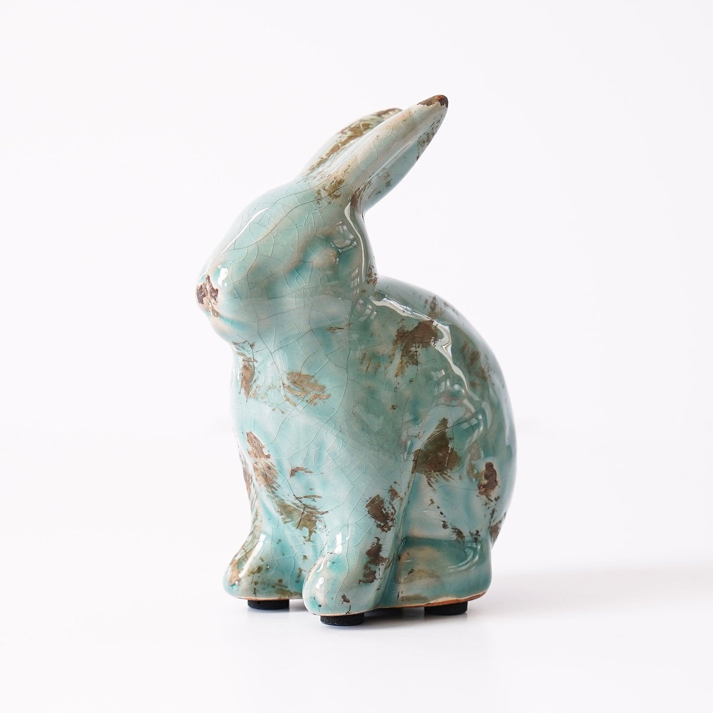 Distressed Aqua Bunny