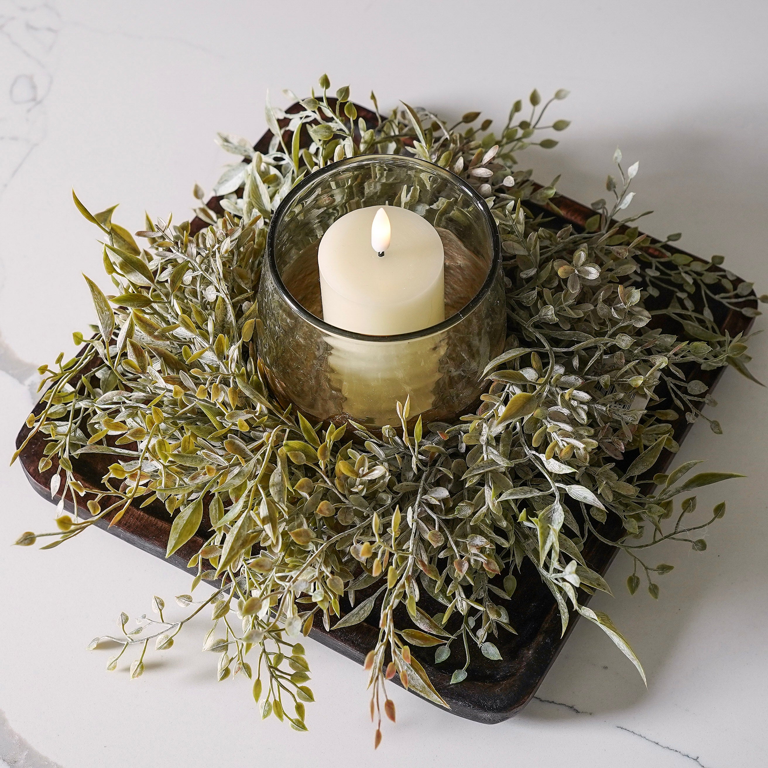 Ivory Flameless Small Pillar | 2"x3"