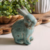 Distressed Aqua Bunny