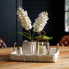 Potted Real Touch White Hyacinth