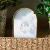 Arched Brass Photo Frame