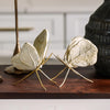 Leaf Wing Butterfly | Ivory & Gold | PRE-ORDER