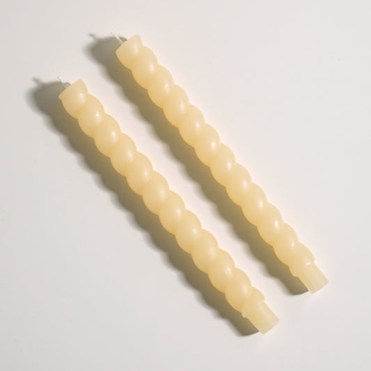 Box of Twisted Taper Candles | Set of 2