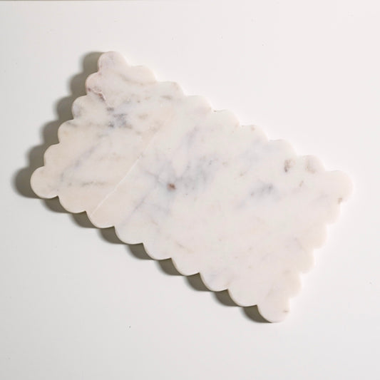 Marble Scalloped Board