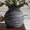 Charcoal Terracotta Line Pot