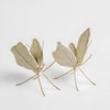 Leaf Wing Butterfly | Ivory & Gold | PRE-ORDER