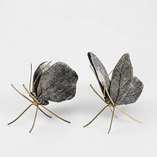 Leaf Wing Butterfly *SET* | Black & Gold