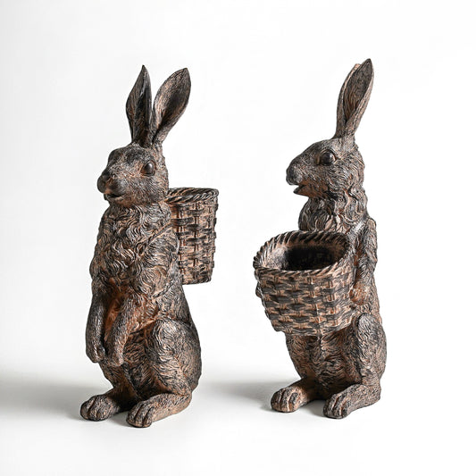 Standing Brown Rabbit Set