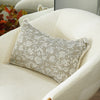 Beige Floral Pillow