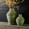 Winona Distressed Metal Vessel | Small