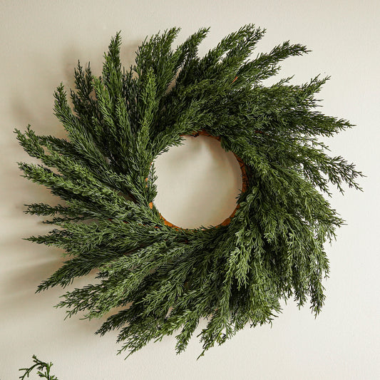 Majestic Real Touch Cedar Wreath