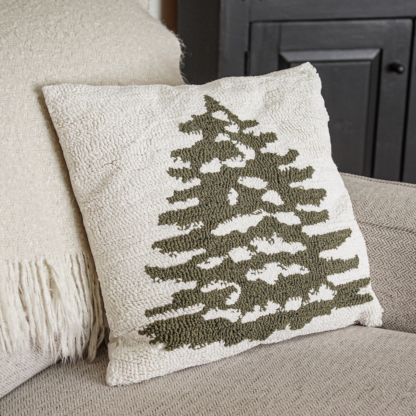 Crochet Tree Pillow