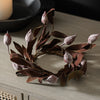 Burgundy Sleepy Catchfly Candle Ring | Small