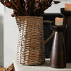 Woven Wicker Pitcher